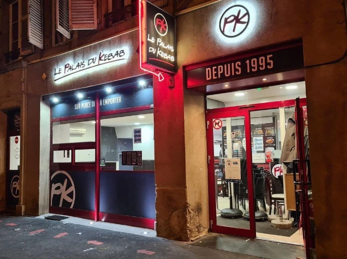 devanture du restaurant de Metz