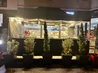 Vu de la tente du Foodtruck du palais du Kebab